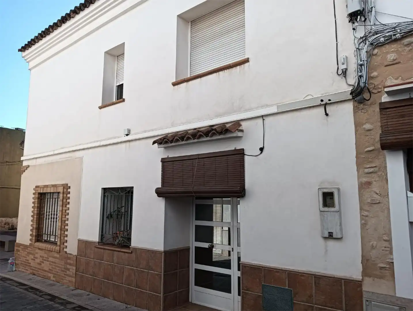 Vista exterior de Casa adosada en venta en El Real de Gandia con Terraza