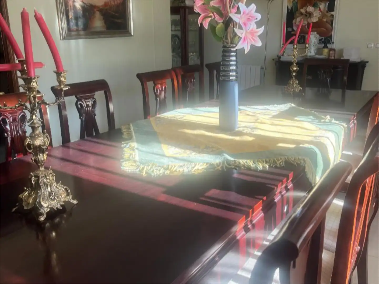 Piso en venta en Calle María Moliner, 30, San Mateo de Gállego Comedor de Piso en venta en San Mateo de Gállego con Aire acondicionado, Calefacción y Jardín privado