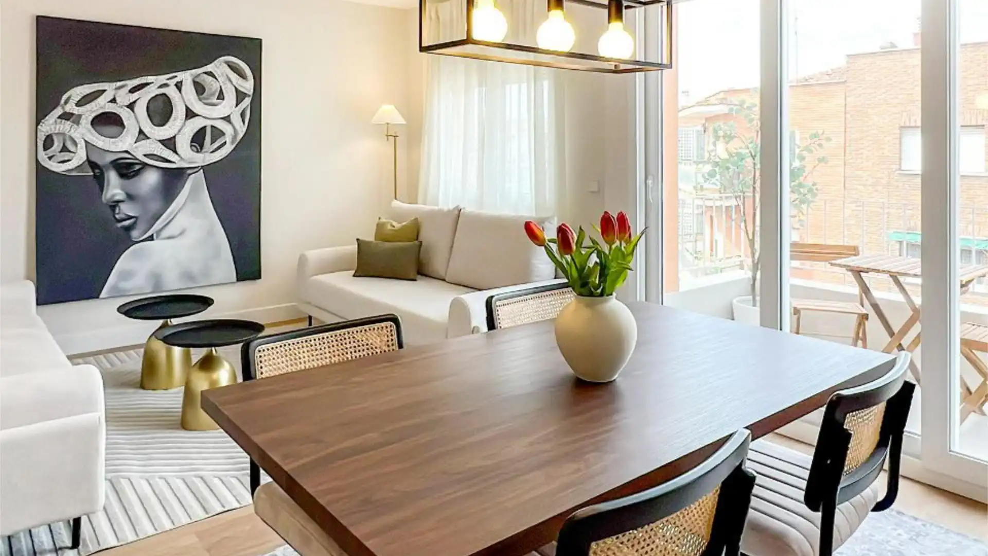 Flat for sale in Calle Alondra, 51, Vista Alegre Dining room of Flat for sale in Madrid Capital with Air Conditioner, Heating and Parquet flooring