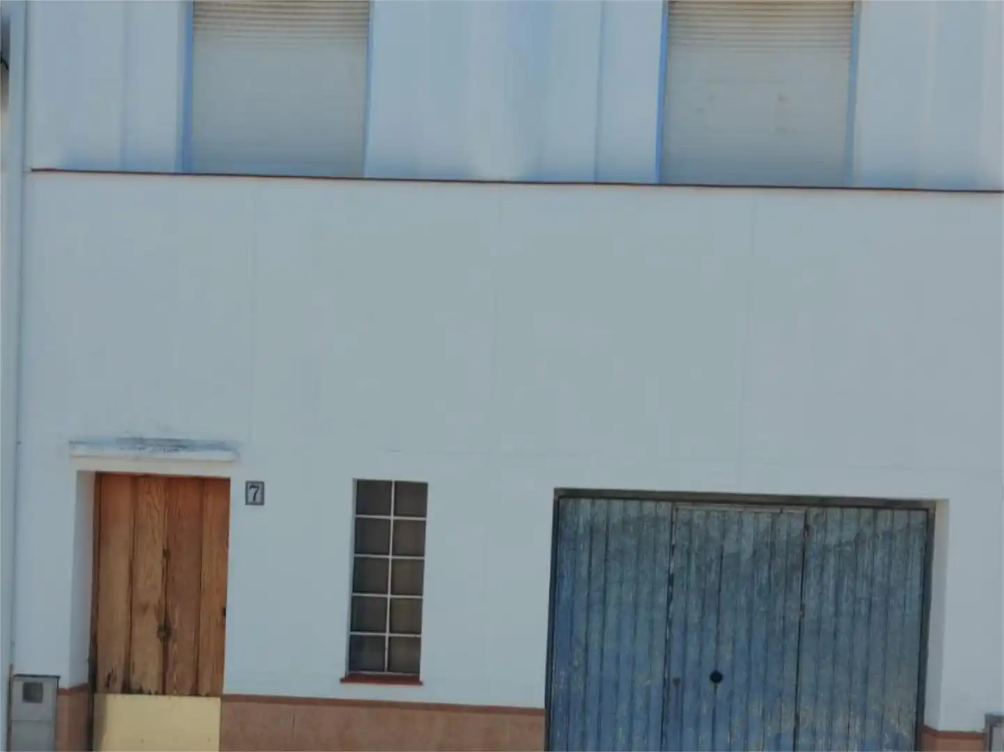 Exterior view of Detached homes for sale in Santa Olalla del Cala  with Air Conditioner, Terrace and Storage room