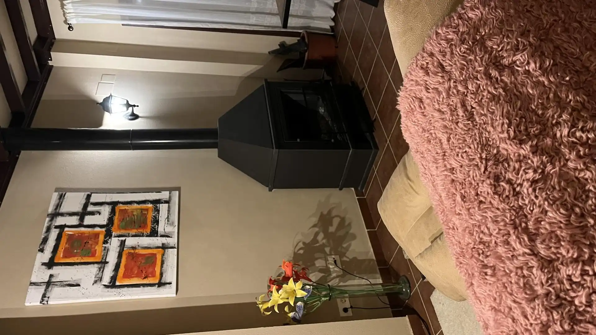 Sala d'estar de Casa adosada en venda en El Ronquillo amb Aire condicionat, Jardí privat i Parquet