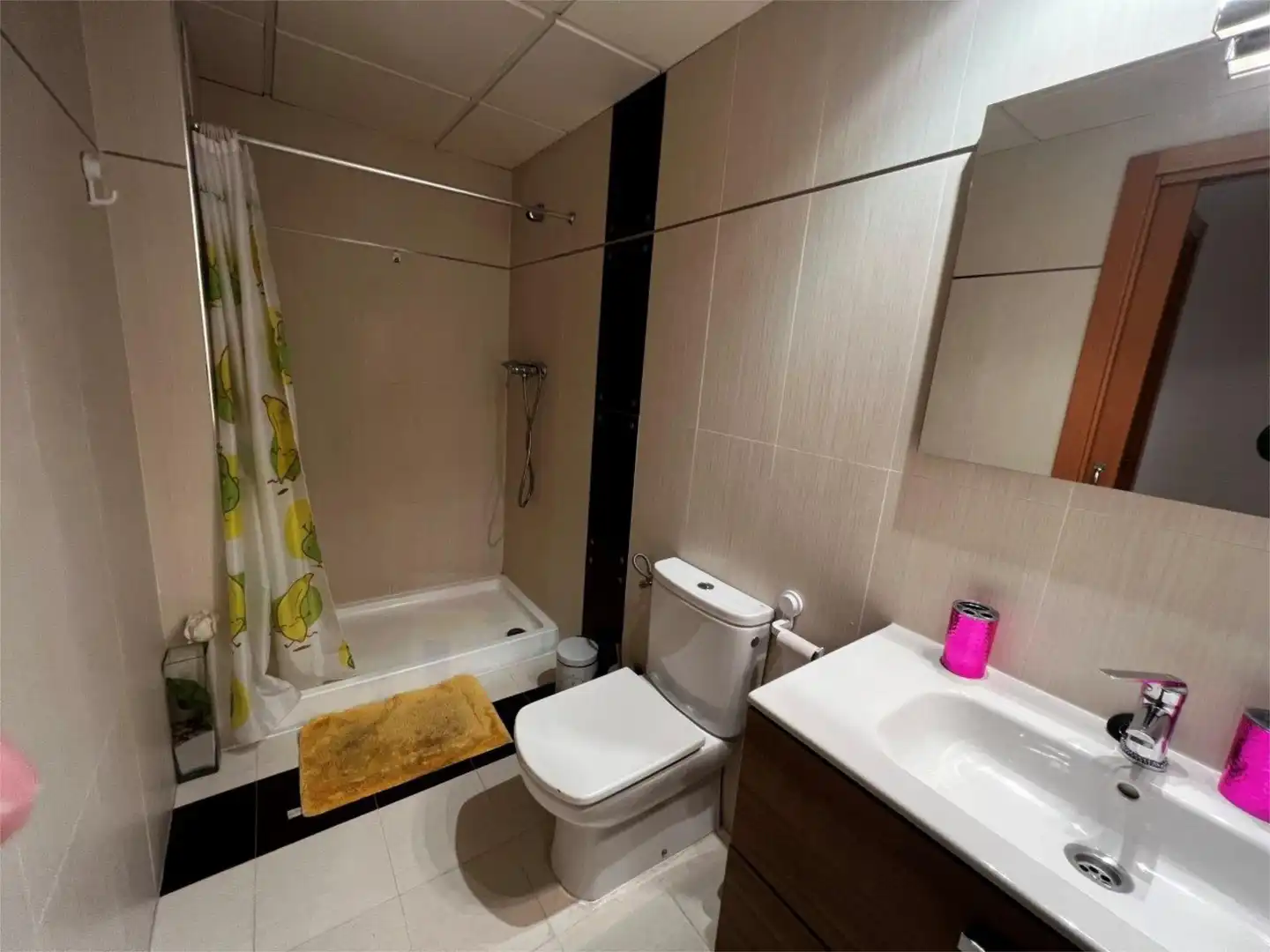 Apartamento de alquiler en Avenida Ricardo Carapeto Zambrano, 29, San Roque - Ronda Norte Baño de Apartamento de alquiler en Badajoz con Aire acondicionado, Calefacción y Parquet
