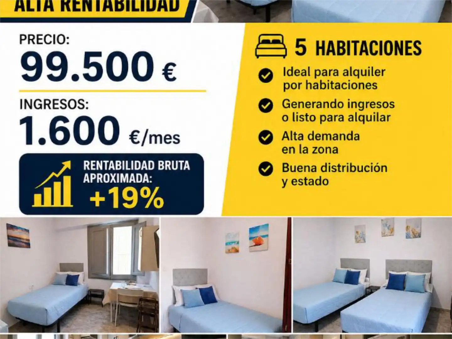 Schlafzimmer von Wohnung zum Verkauf in Amposta