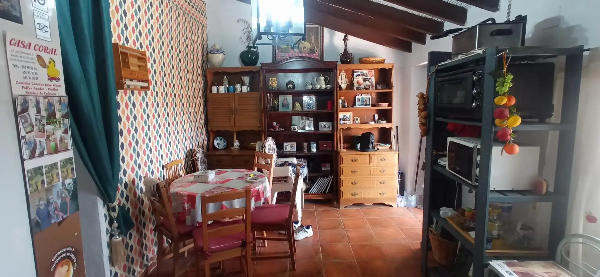 Dining room of Detached homes for sale in Almáchar  with Air Conditioner, Heating and Terrace
