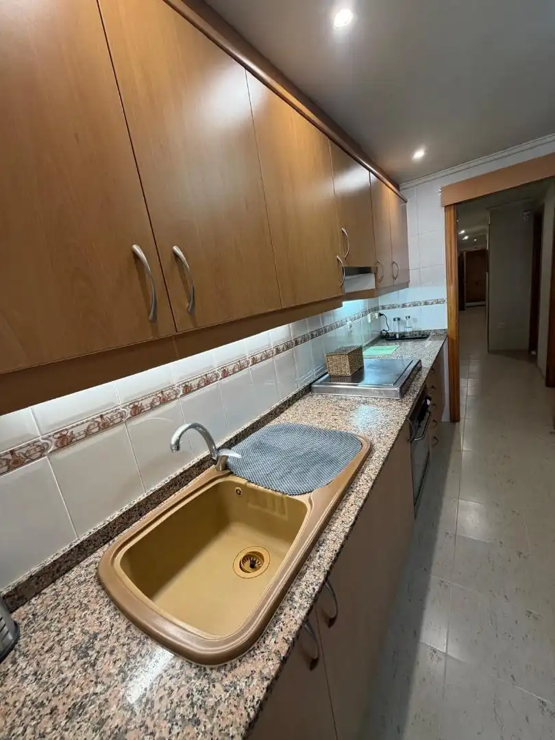 Kitchen of Flat for sale in Dénia  with Air Conditioner, Terrace and Balcony