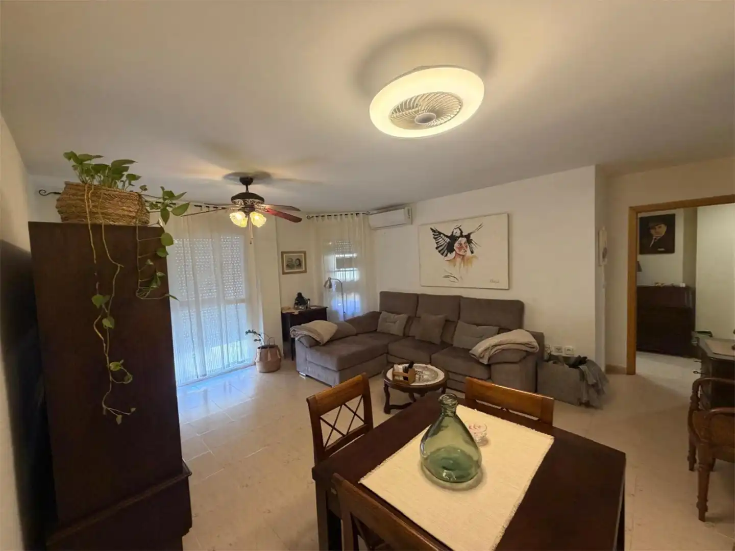 Living room of Flat for sale in Dénia  with Air Conditioner, Terrace and Balcony