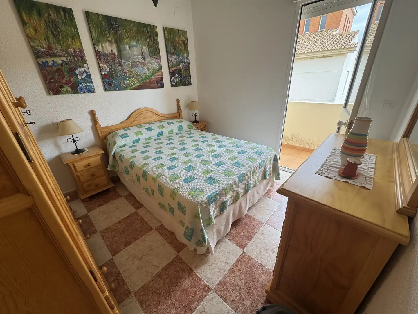 Schlafzimmer von Einfamilien-Reihenhaus zum Verkauf in La Antilla mit Privatgarten, Parkett und Terrasse