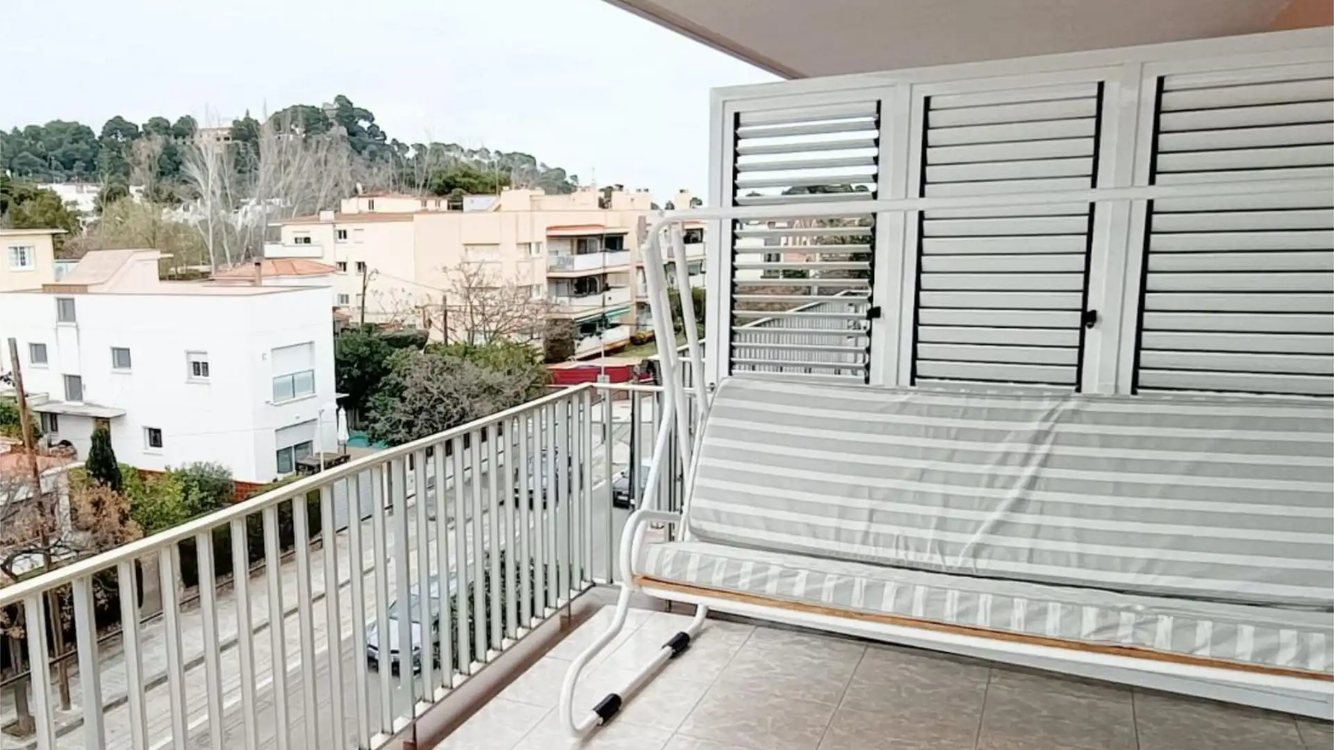 Balcony of Flat for rent in Castelldefels  with Parquet flooring, Terrace and Storage room