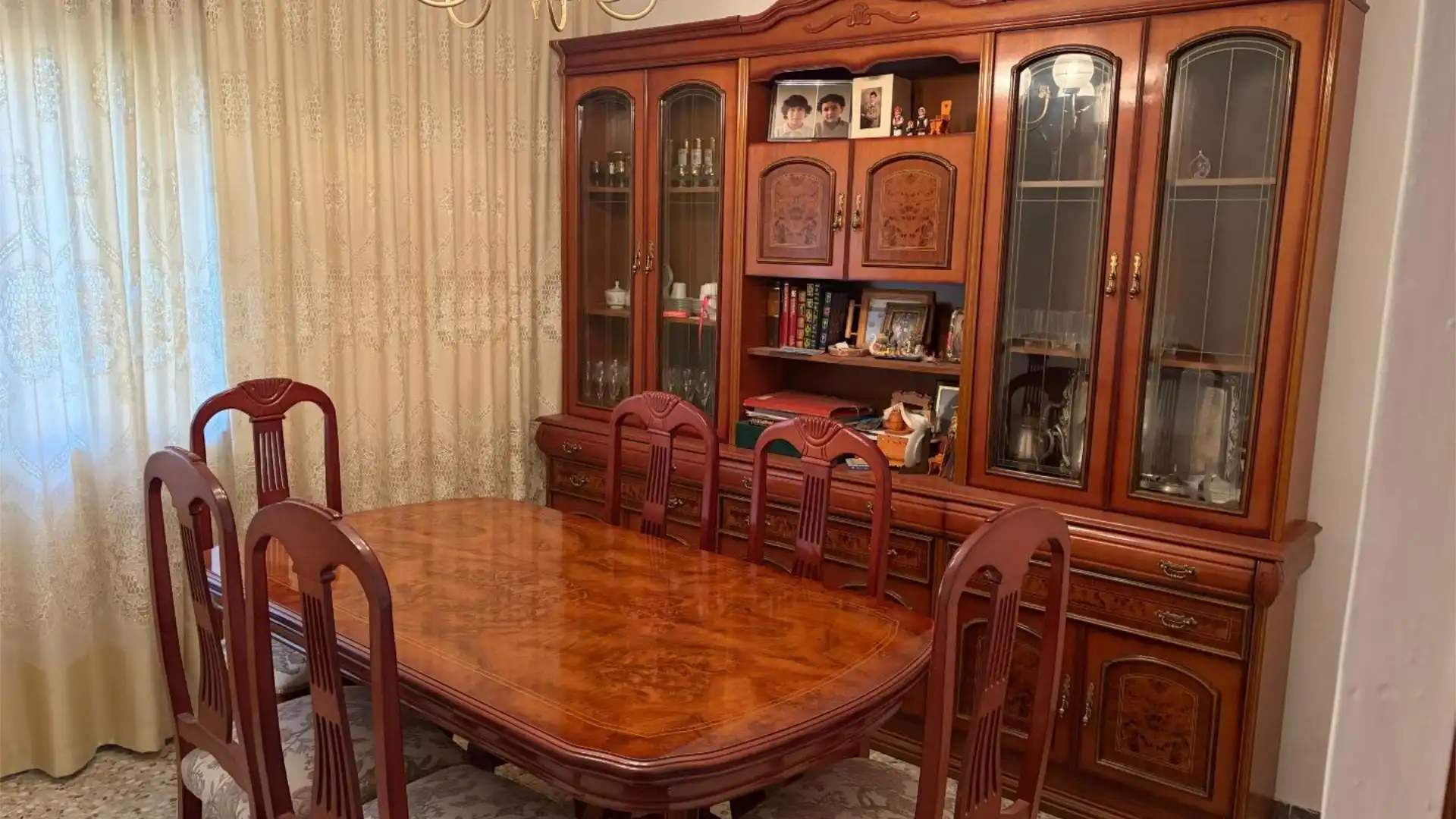 Wohnung zum Verkauf in Calle Hermanos Lope Garcia, 18, Serón de Nágima Esszimmer von Wohnung zum Verkauf in Serón de Nágima mit Privatgarten, Möbliert und Balkon