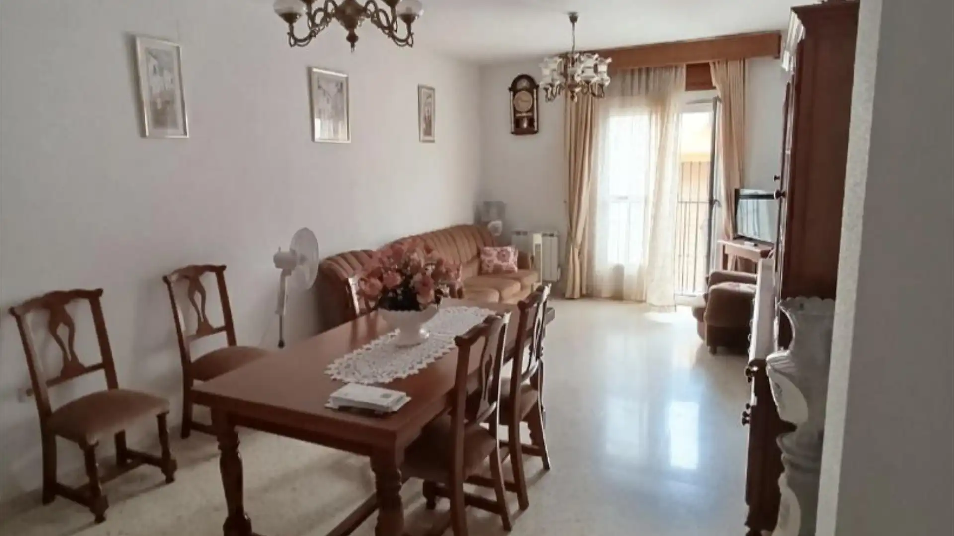 Flat for sale in Calle los Prietos, 13, La Rambla Living room of Flat for sale in La Rambla with Air Conditioner, Heating and Furnished