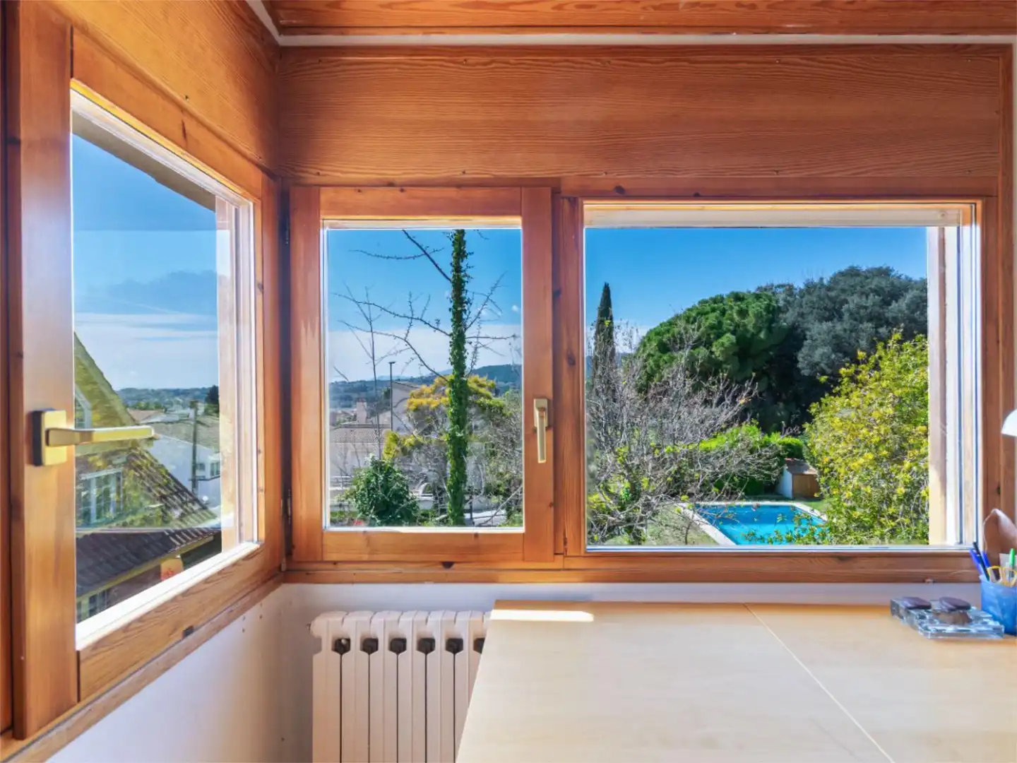 Wohnung zum Verkauf in Carrer Andreu Dameson, 4, Can Violí - Can Poi del Bosc Terrasse von Wohnung zum Verkauf in La Garriga mit Heizung, Privatgarten und Parkett