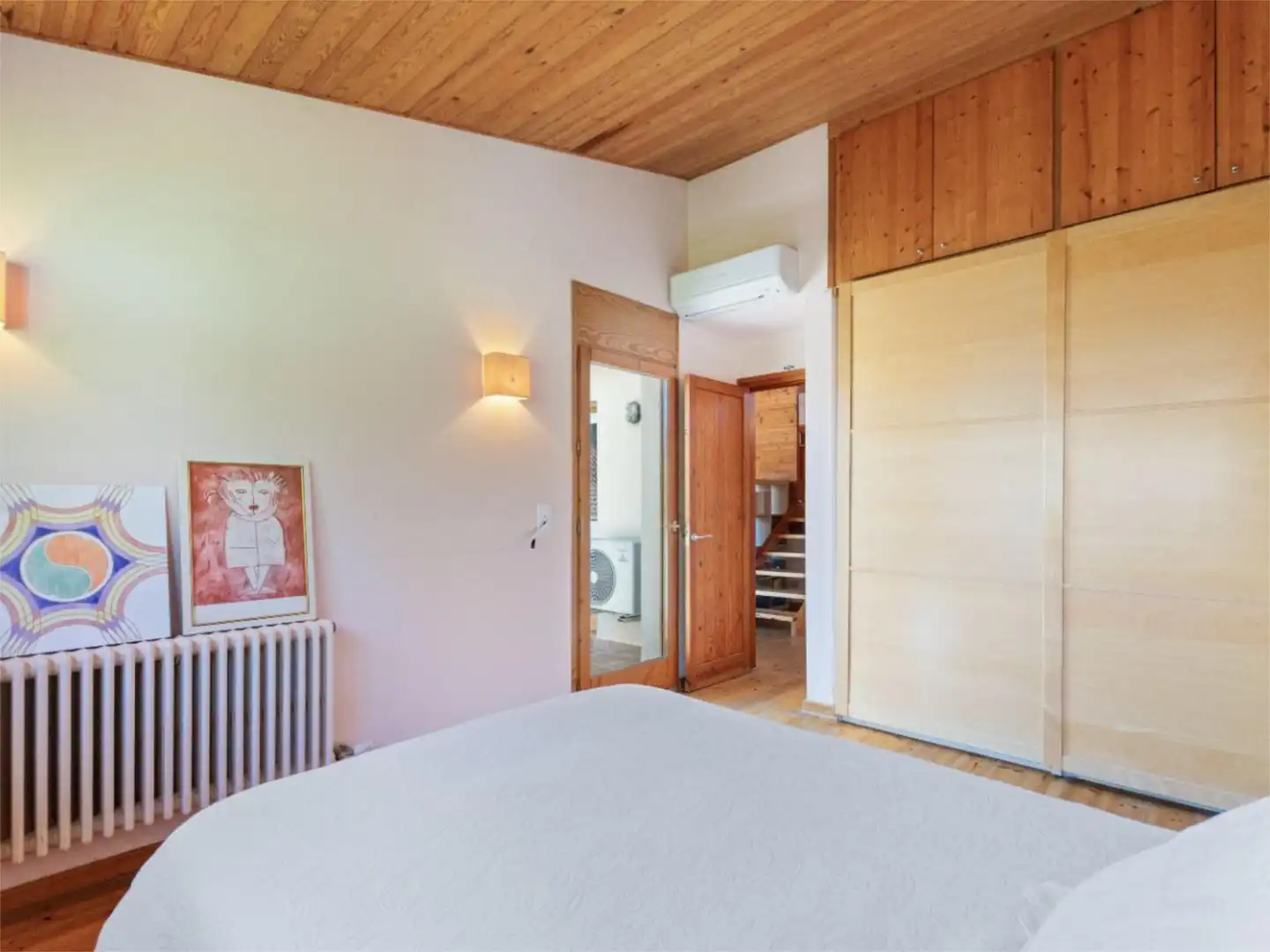 Wohnung zum Verkauf in Carrer Andreu Dameson, 4, Can Violí - Can Poi del Bosc Schlafzimmer von Wohnung zum Verkauf in La Garriga mit Heizung, Privatgarten und Parkett