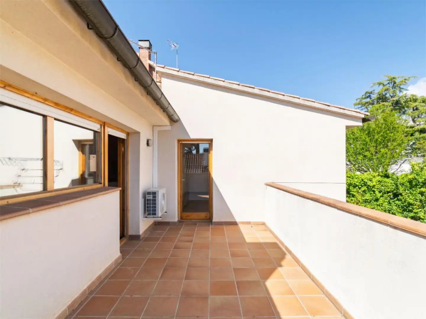 Wohnung zum Verkauf in Carrer Andreu Dameson, 4, Can Violí - Can Poi del Bosc Terrasse von Wohnung zum Verkauf in La Garriga mit Heizung, Privatgarten und Parkett