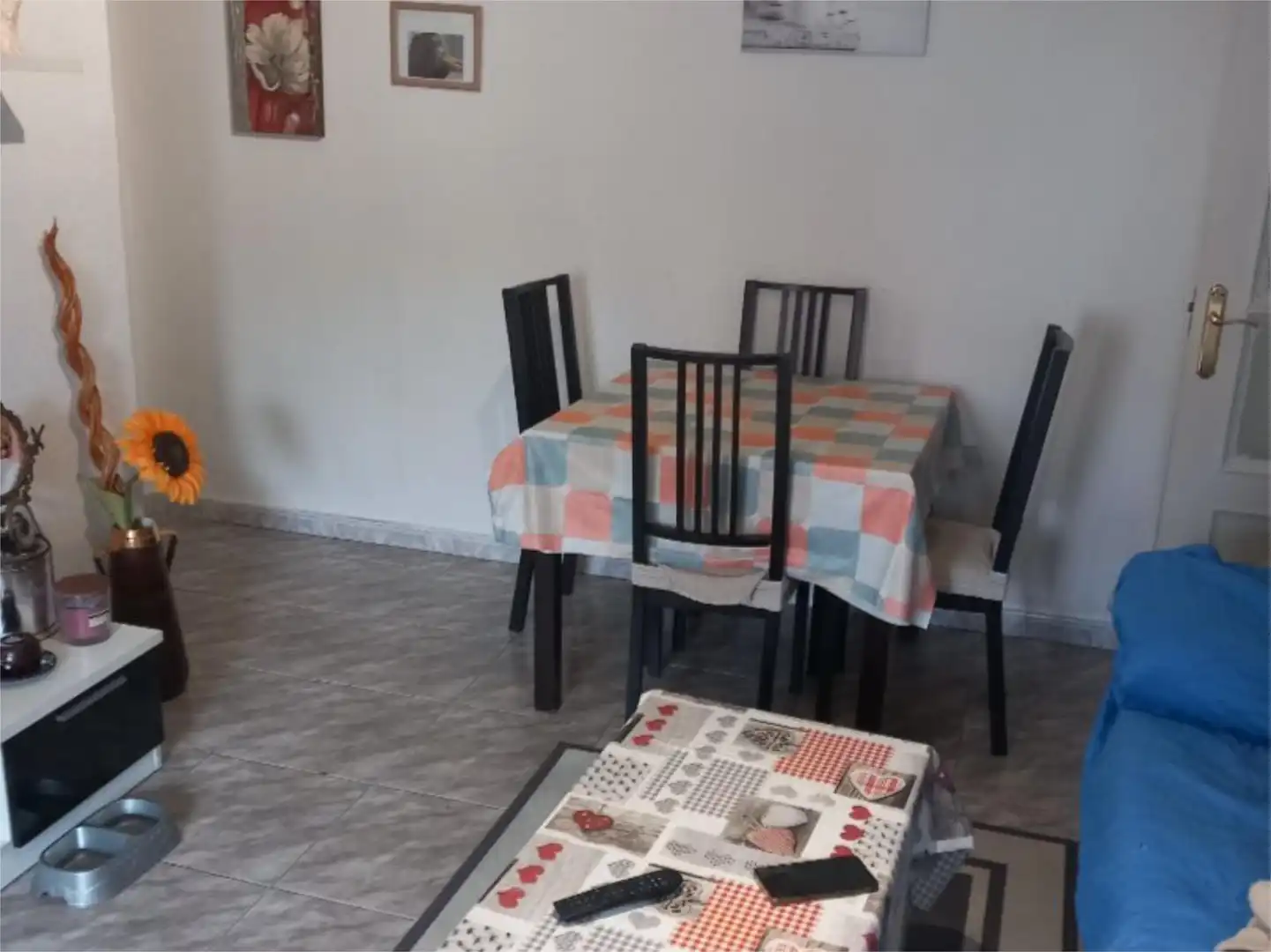 Flat for sale in Calle de San Jaime, 52, Casco Histórico de Vallecas Dining room of Flat for sale in Madrid Capital with Air Conditioner, Heating and Terrace
