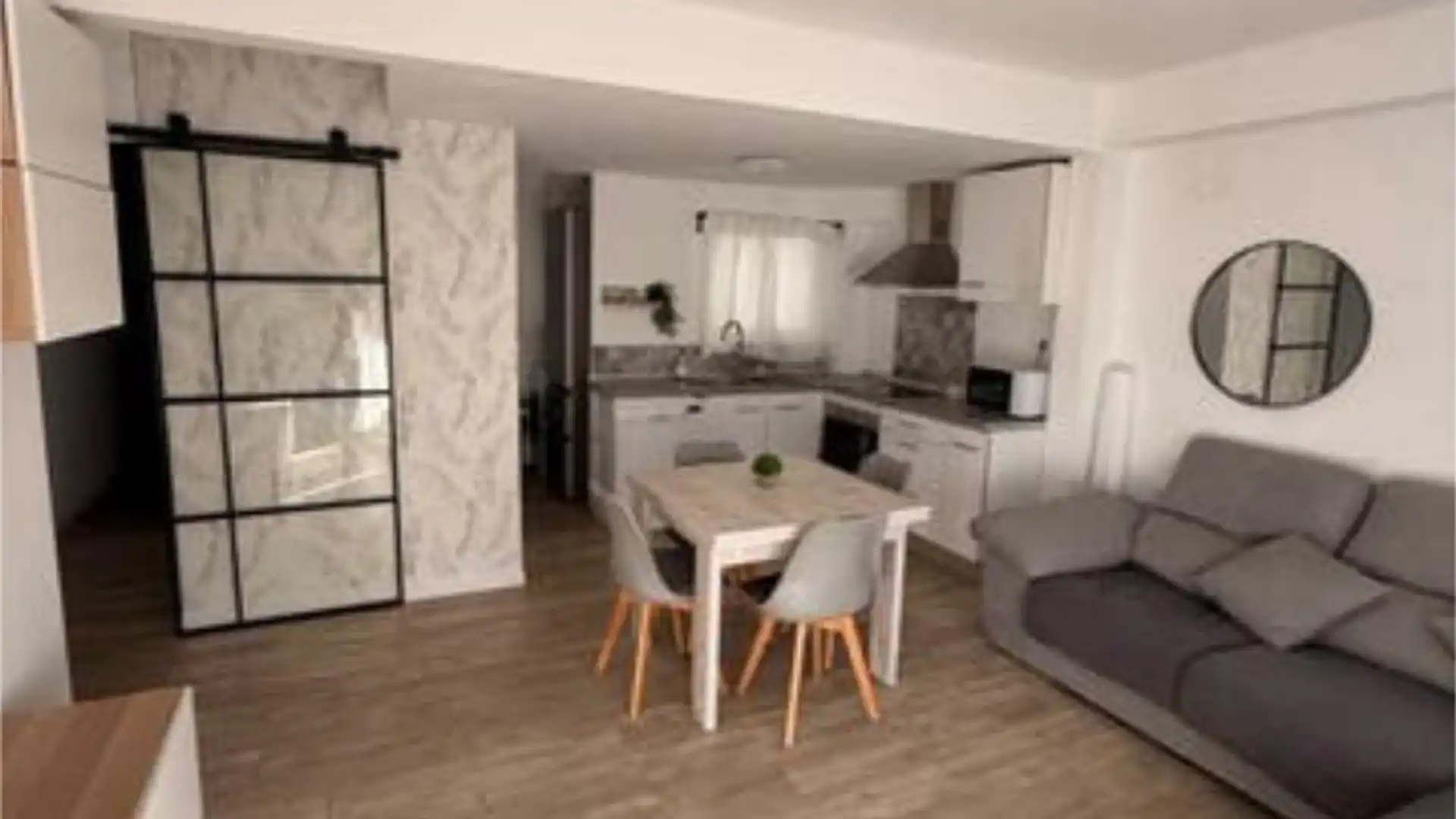 Cocina de Apartamento de alquiler en Sueca con Calefacción, Terraza y Amueblado