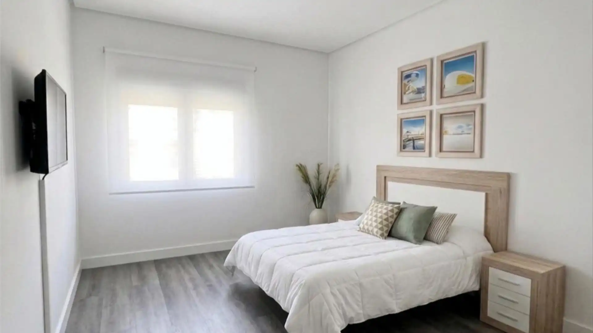 Bedroom of Flat for share in Avilés  with Heating, Parquet flooring and Furnished