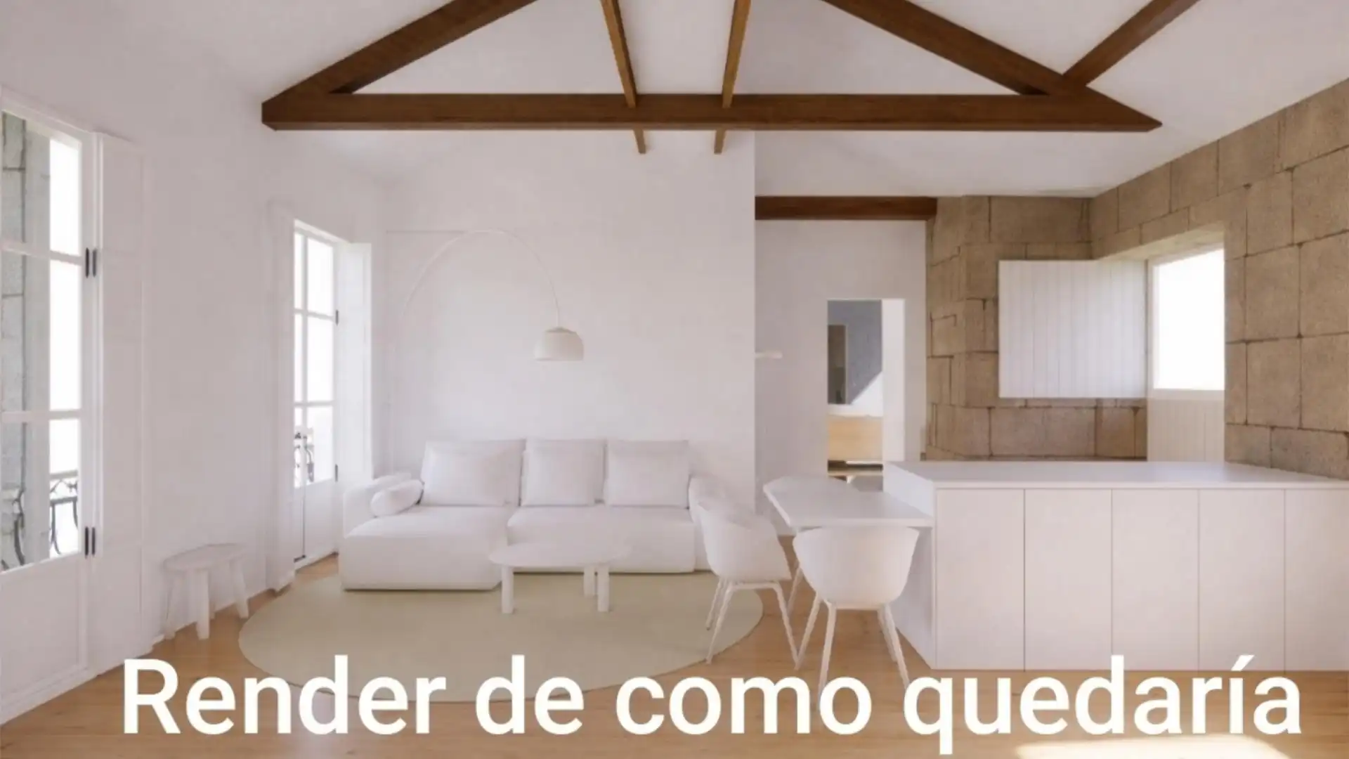 Casa adosada en venda a Praza Porta do Sol, 6, Centro - Areal Sala d'estar de Casa adosada en venda en Vigo amb Parquet, Moblat i Balcó