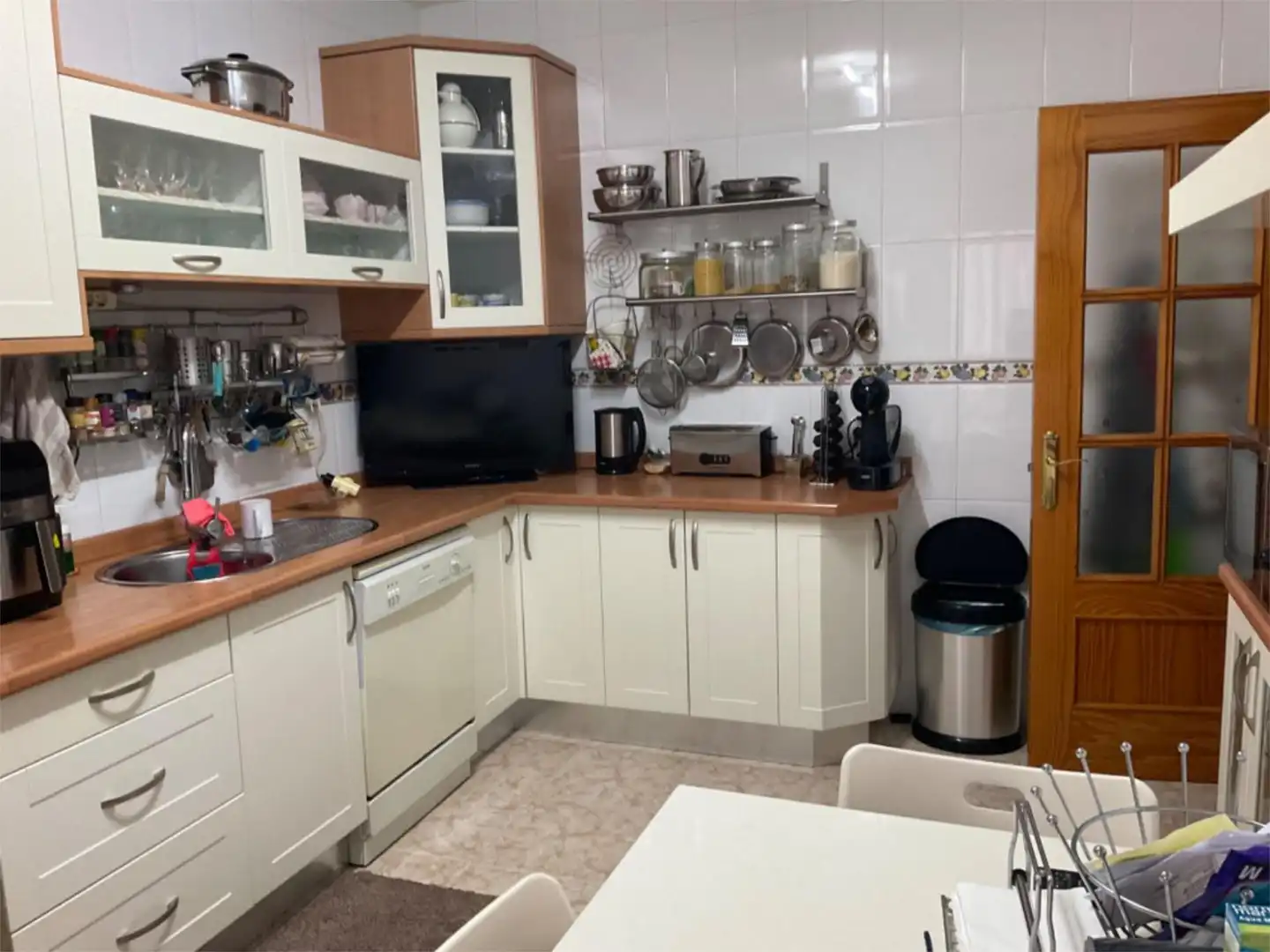 Cocina de Casa o chalet en venta en Añover de Tajo con Aire acondicionado, Terraza y Piscina