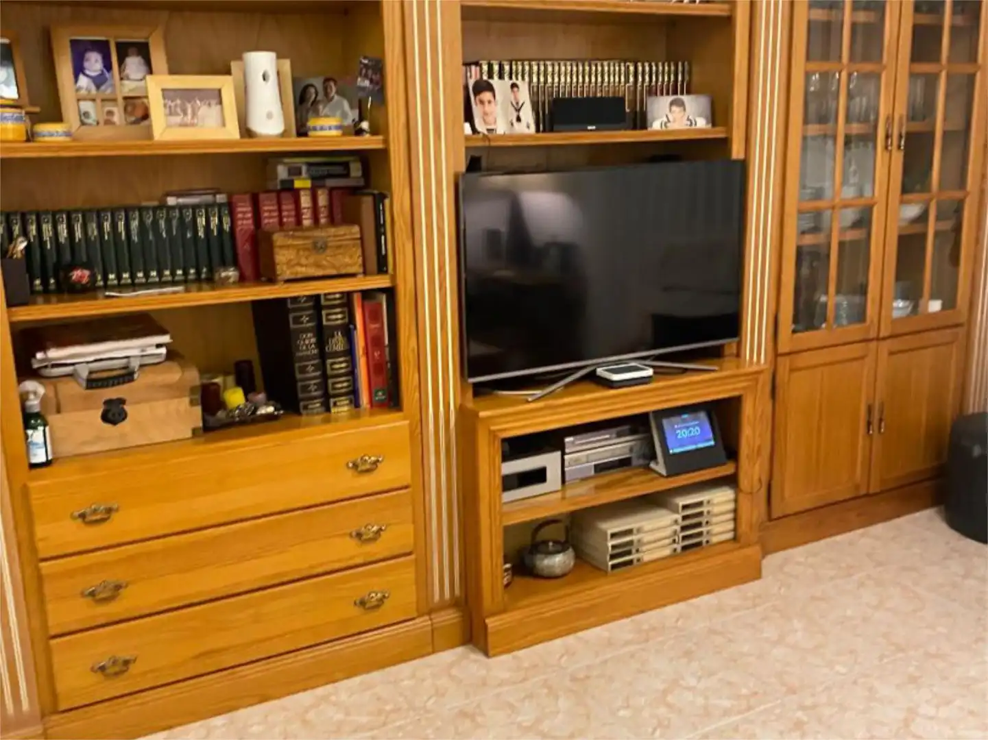 Sala de estar de Casa o chalet en venta en Añover de Tajo con Aire acondicionado, Terraza y Piscina