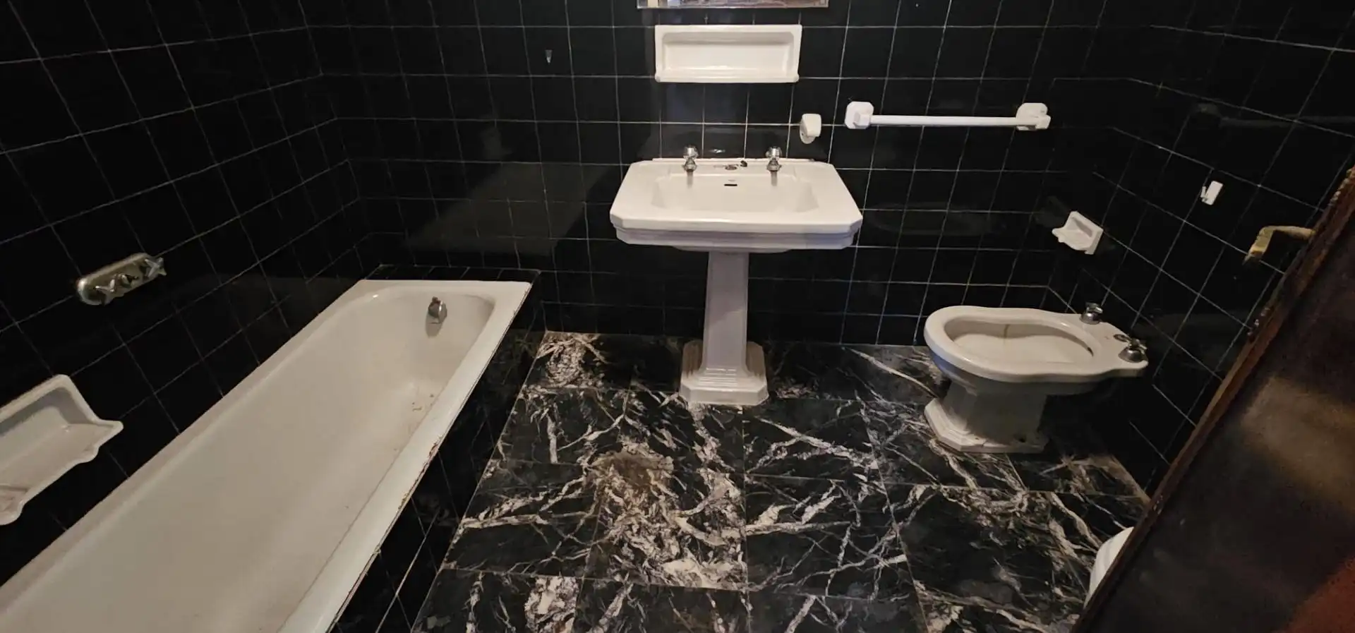 Baño de Casa o chalet en venta en Sanxenxo con Jardín privado, Parquet y Trastero