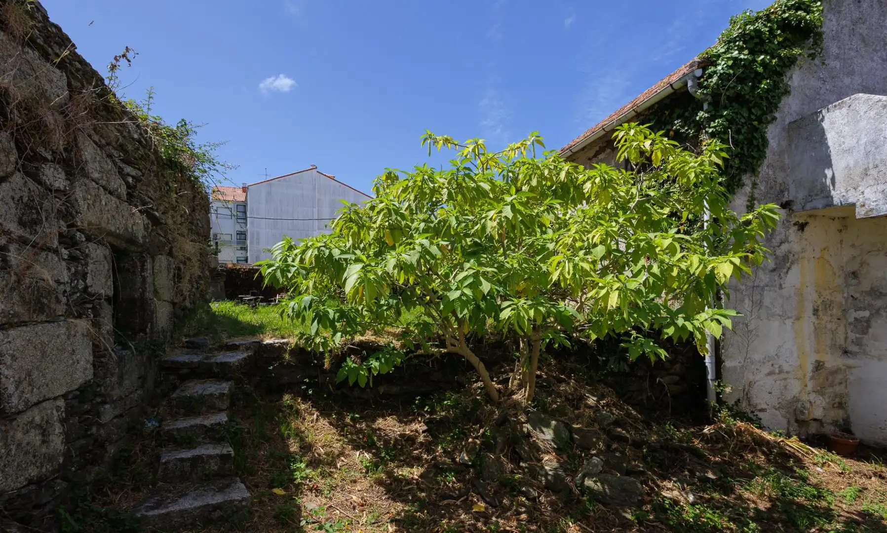 Jardín de Casa o chalet en venta en Sanxenxo con Jardín privado, Parquet y Trastero