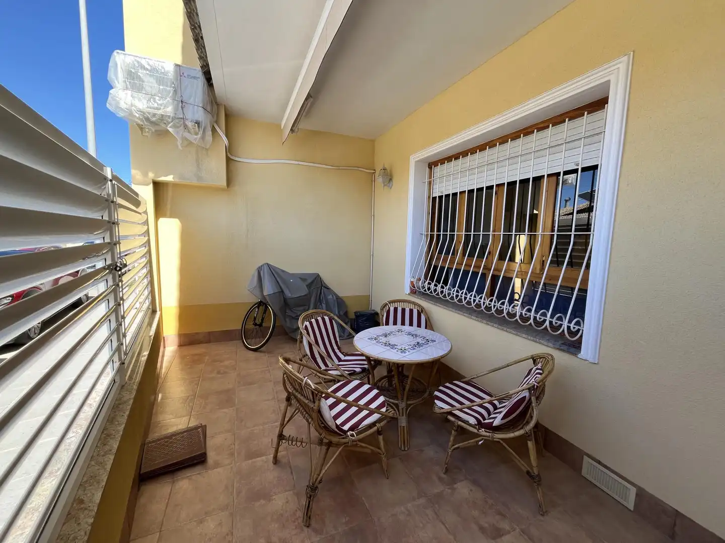 Terrassa de Casa adosada de lloguer en Pilar de la Horadada amb Aire condicionat, Calefacció i Terrassa