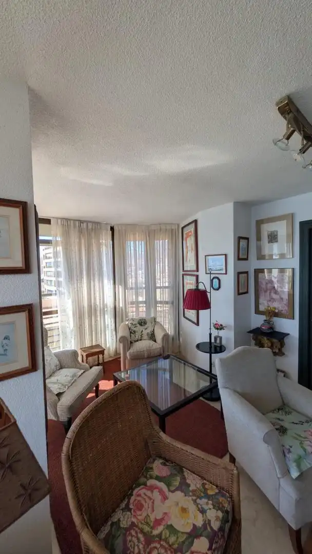 Flat for rent in Avenida de Madrid, 5, Playa Levante Living room of Flat for rent in Benidorm with Air Conditioner, Heating and Swimming Pool