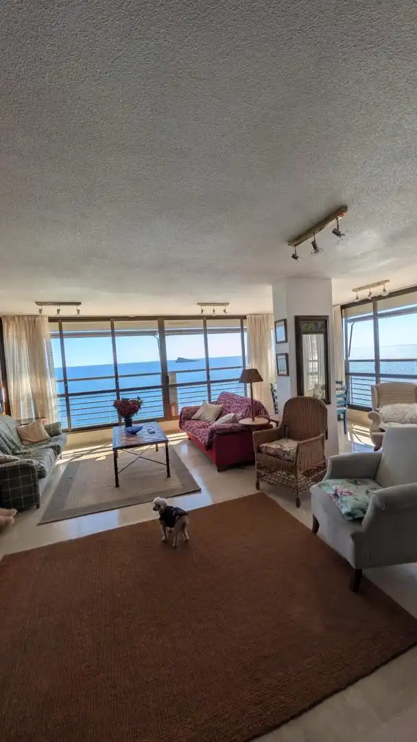 Flat for rent in Avenida de Madrid, 5, Playa Levante Living room of Flat for rent in Benidorm with Air Conditioner, Heating and Swimming Pool