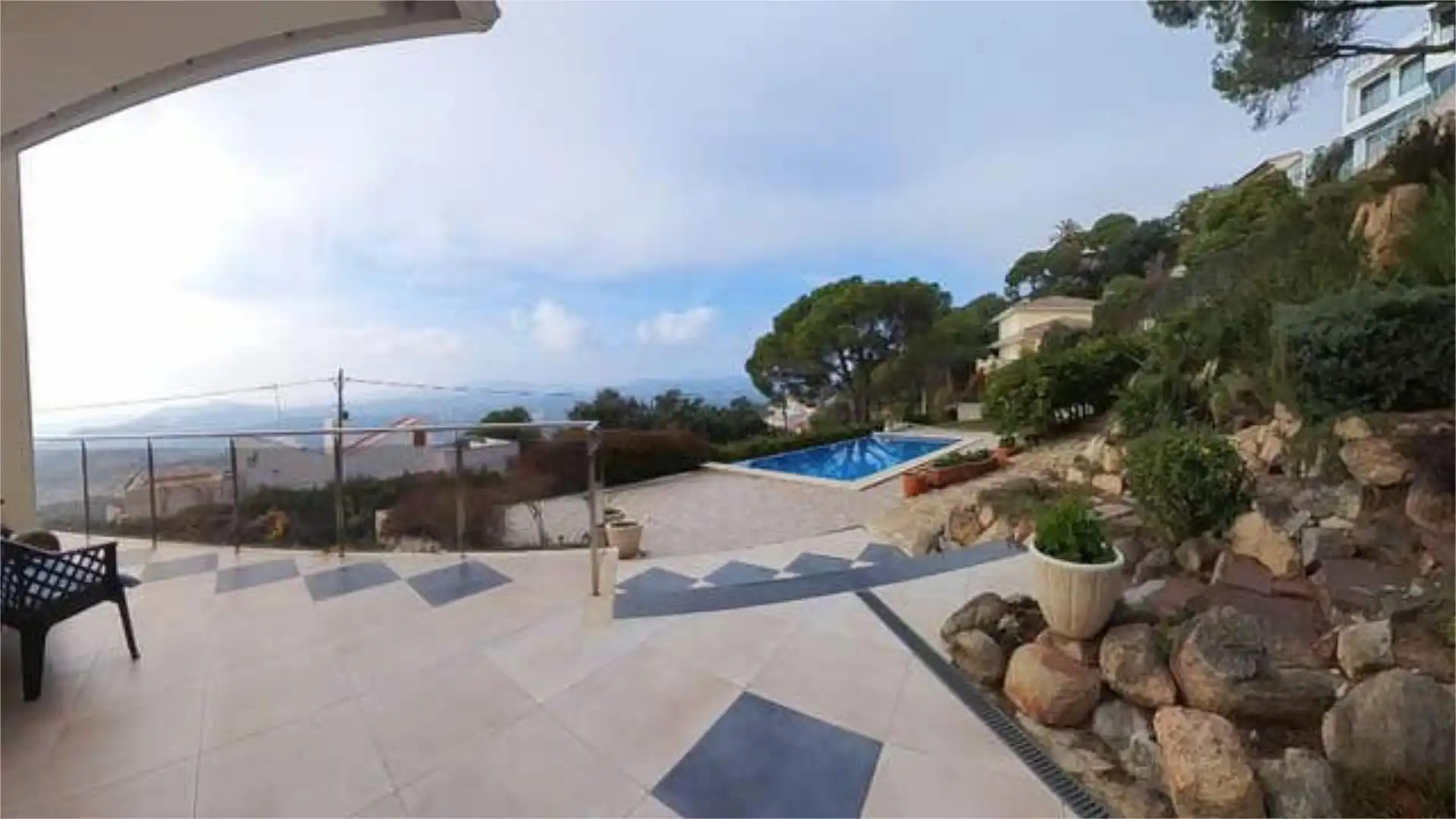 Garden of Detached homes for sale in Lloret de Mar  with Terrace and Swimming Pool