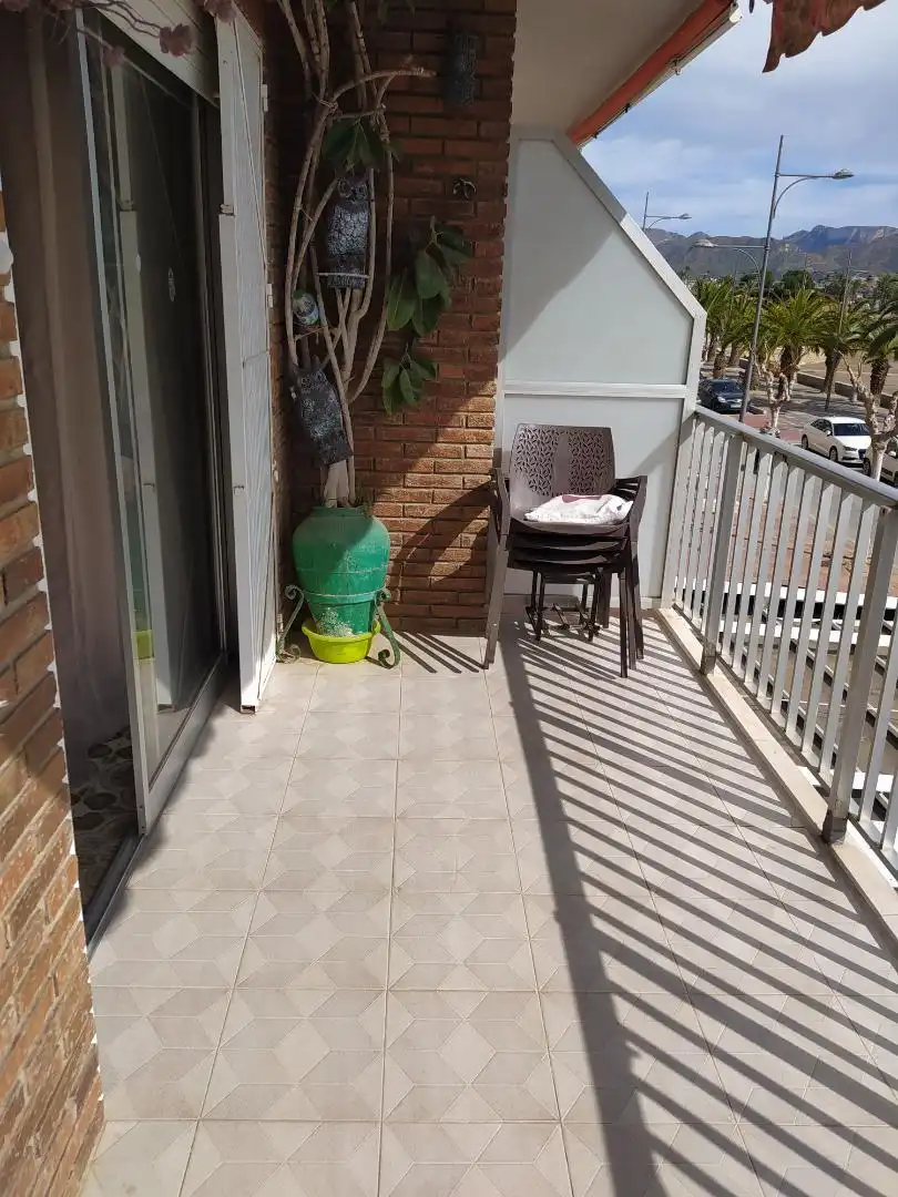 Terraza de Piso de alquiler en Mazarrón con Aire acondicionado, Calefacción y Terraza