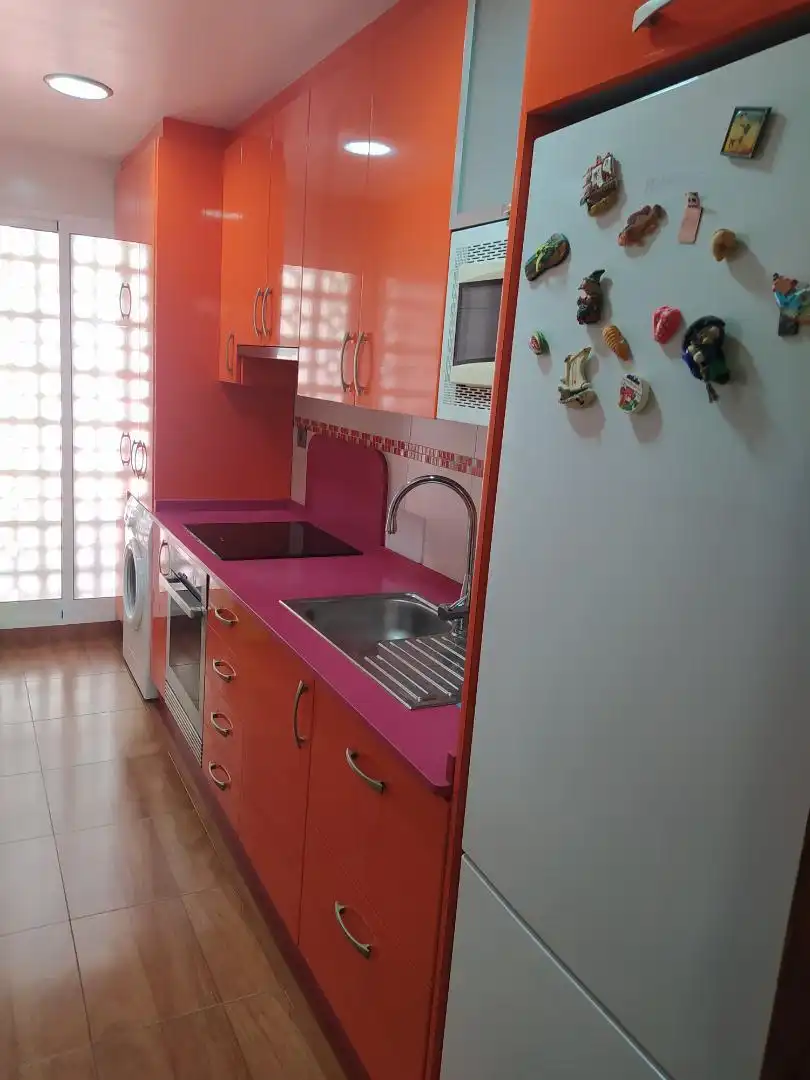 Piso de alquiler en Calle Mariano Yúfera, 13, Pescadores Cocina de Piso de alquiler en Mazarrón con Aire acondicionado, Calefacción y Terraza