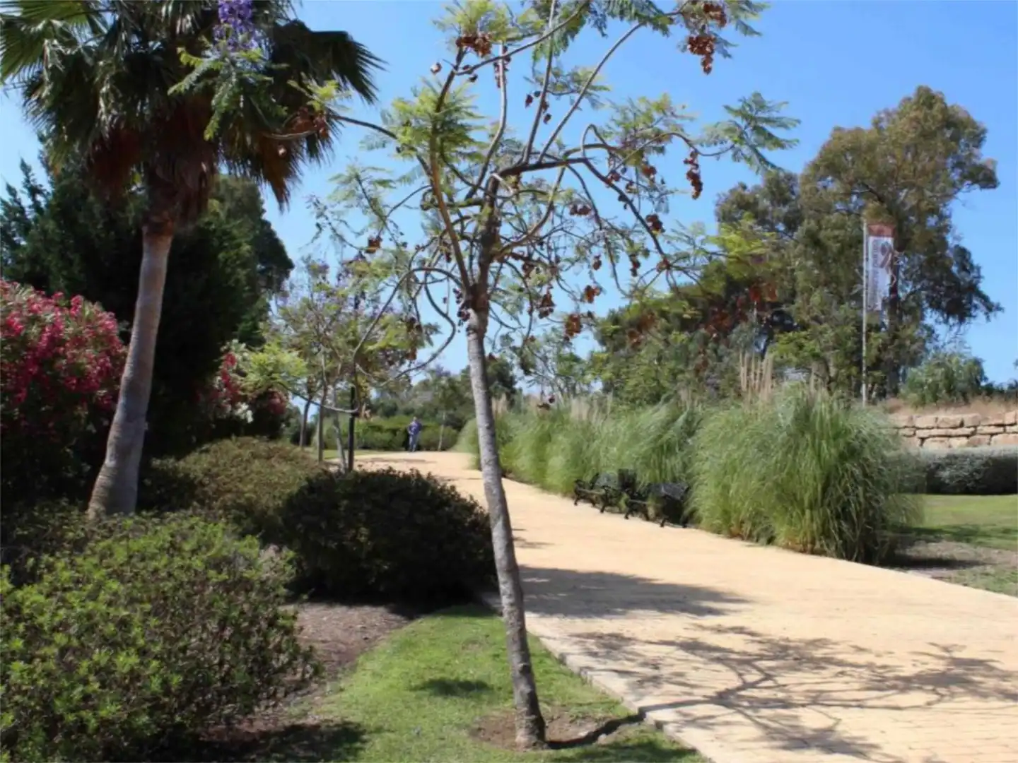 Garten von Wohnung zum Verkauf in Estepona mit Klimaanlage, Heizung und Terrasse