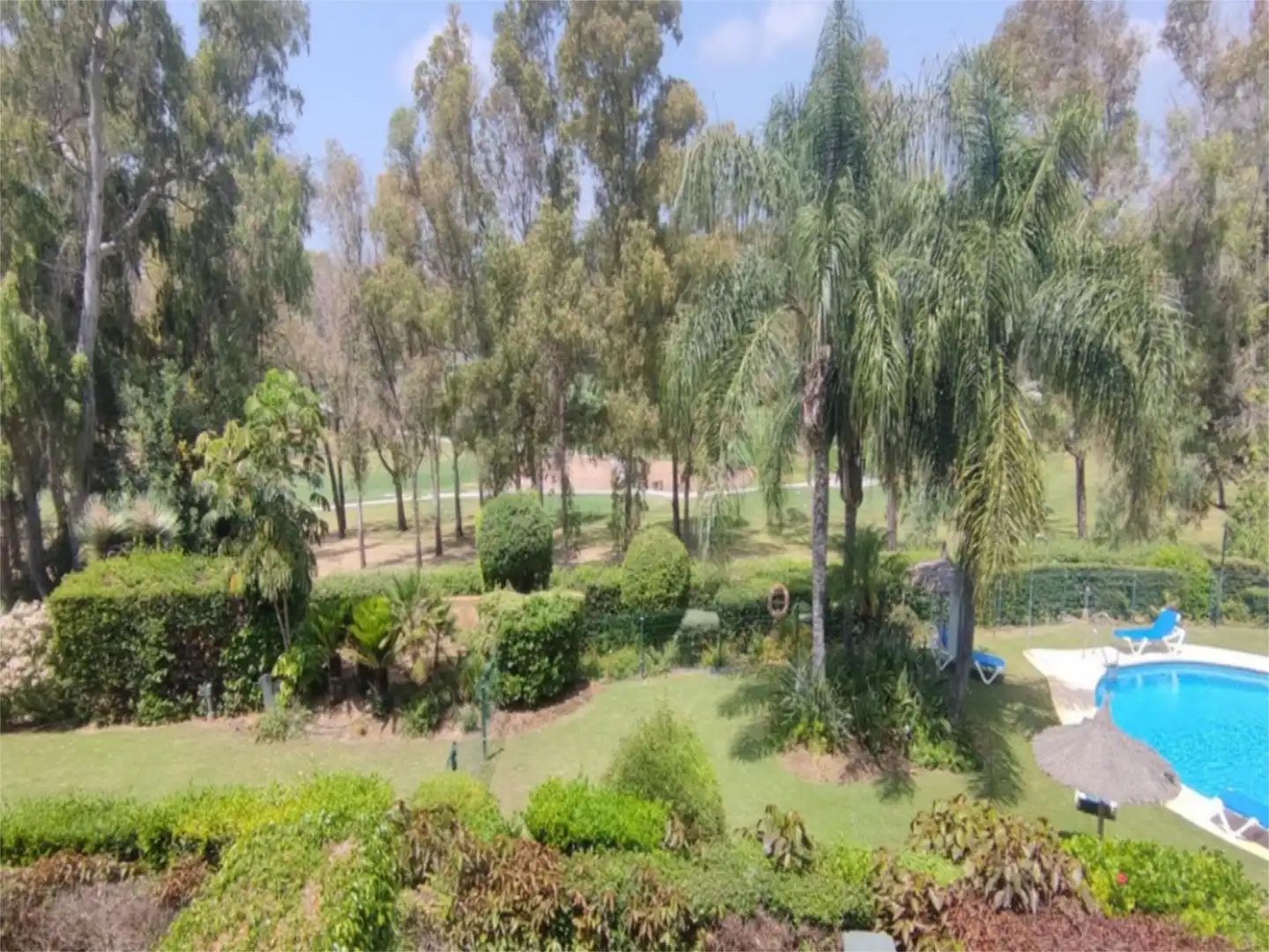 Garten von Wohnung zum Verkauf in Estepona mit Klimaanlage, Heizung und Terrasse