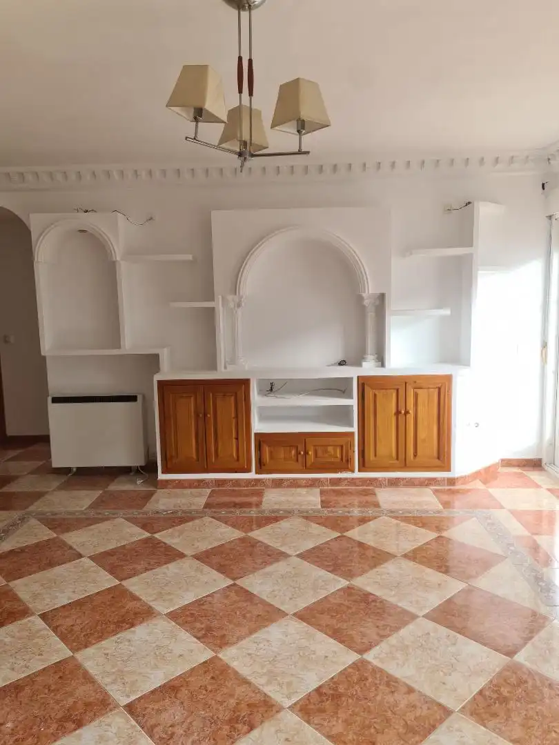 Living room of Flat for sale in Cazalla de la Sierra  with Heating, Terrace and Furnished