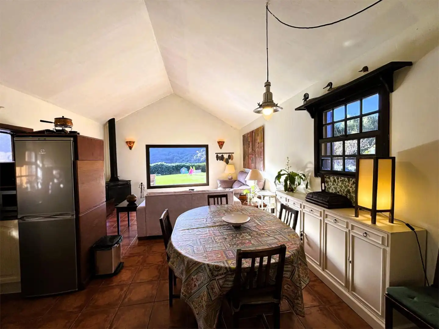 Piso en venta en Lugar Pinar de Ojeda, 24, San José del Álamo - El Hornillo Comedor de Piso en venta en Teror con Calefacción, Jardín privado y Terraza