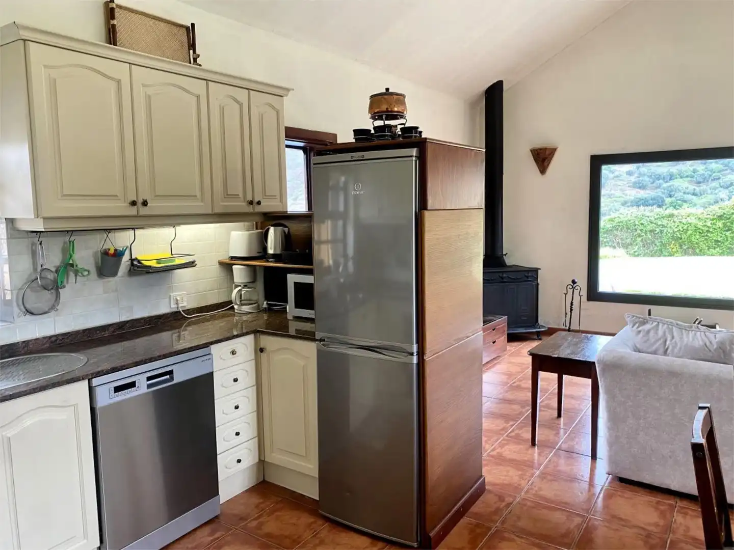 Piso en venta en Lugar Pinar de Ojeda, 24, San José del Álamo - El Hornillo Cocina de Piso en venta en Teror con Calefacción, Jardín privado y Terraza