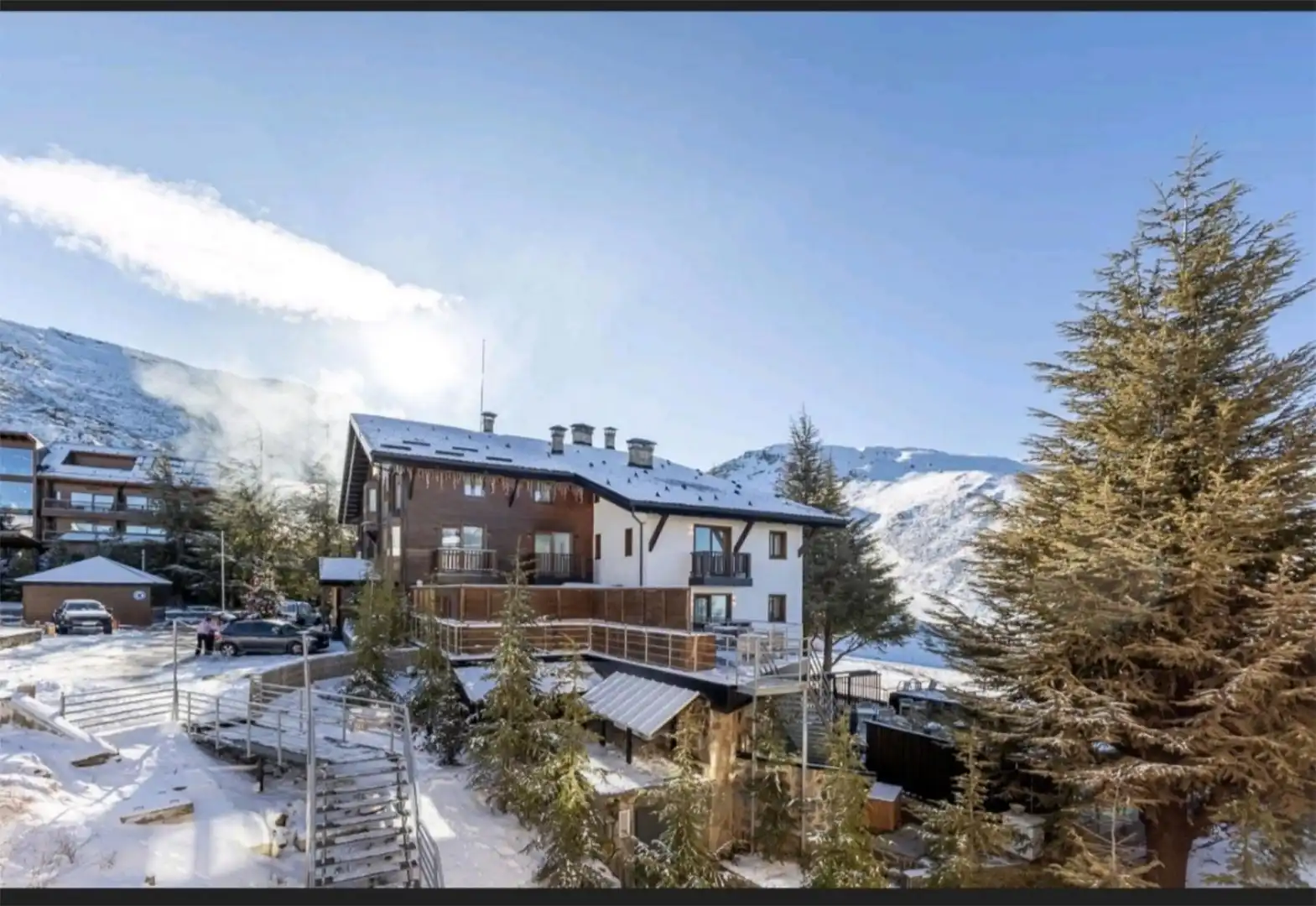 Piso de alquiler en Calle Maribel, 5, Zona media Vista exterior de Piso de alquiler en Sierra Nevada con Calefacción, Piscina y Amueblado