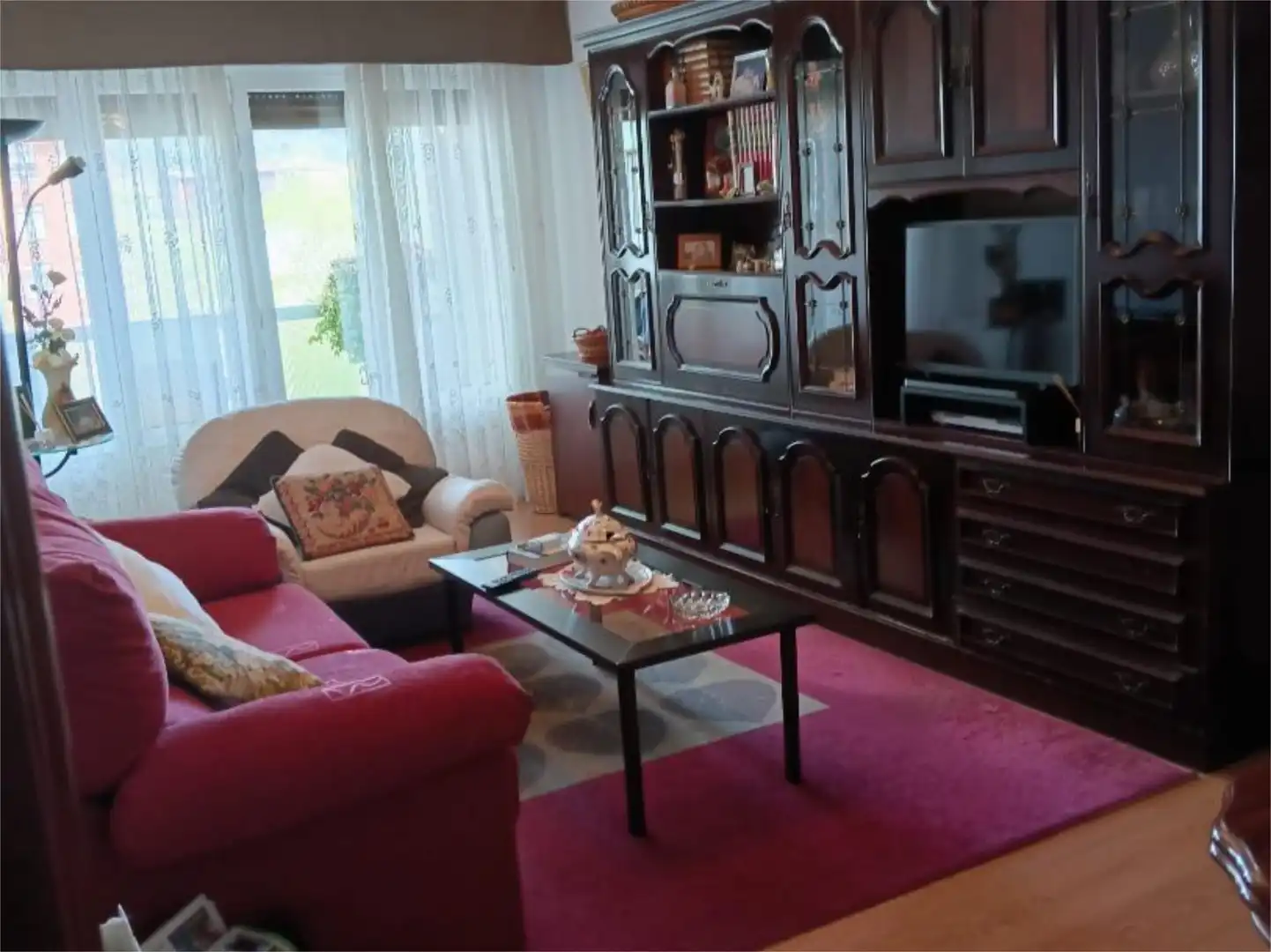 Sala de estar de Piso en venta en Usansolo con Terraza y Balcón