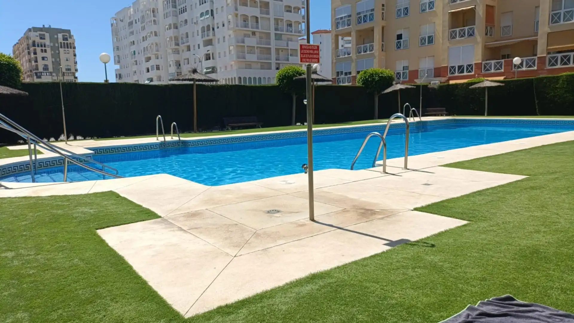 Swimming pool of Flat for rent in El Puerto de Santa María  with Air Conditioner, Heating and Terrace