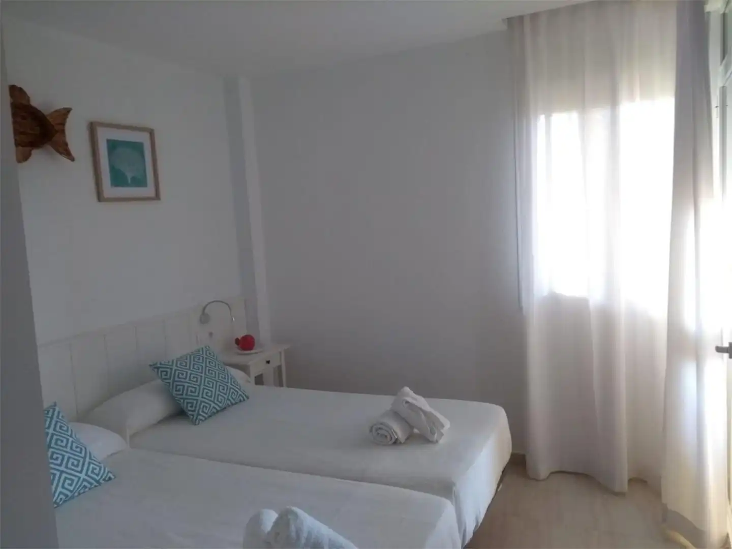 Wohnung zum Verkauf in Avenida de la Mar, 1, Los Caños de Meca Schlafzimmer von Wohnung zum Verkauf in Barbate mit Klimaanlage, Heizung und Privatgarten