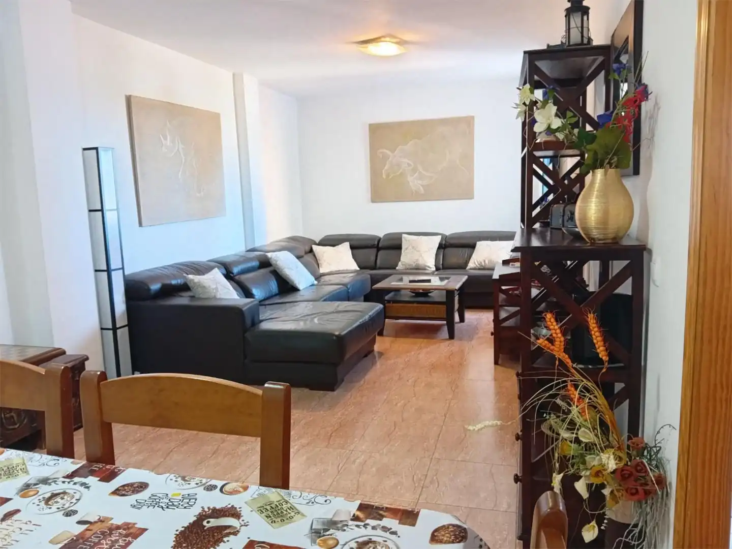 Flat for sale in Avenida José Amat Benavides, 9, El Puerto - Romanilla Living room of Flat for sale in Roquetas de Mar with Air Conditioner, Heating and Swimming Pool