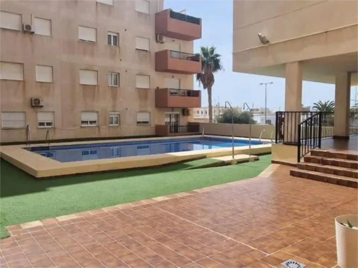 Flat for sale in Avenida José Amat Benavides, 9, El Puerto - Romanilla Swimming pool of Flat for sale in Roquetas de Mar with Air Conditioner, Heating and Swimming Pool