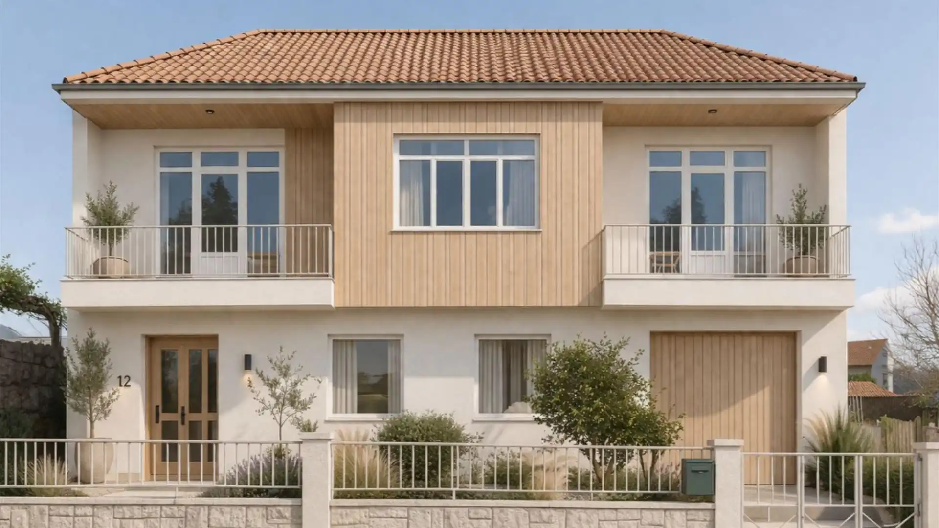 Vista exterior de Casa o xalet en venda en Vilagarcía de Arousa amb Calefacció, Jardí privat i Parquet