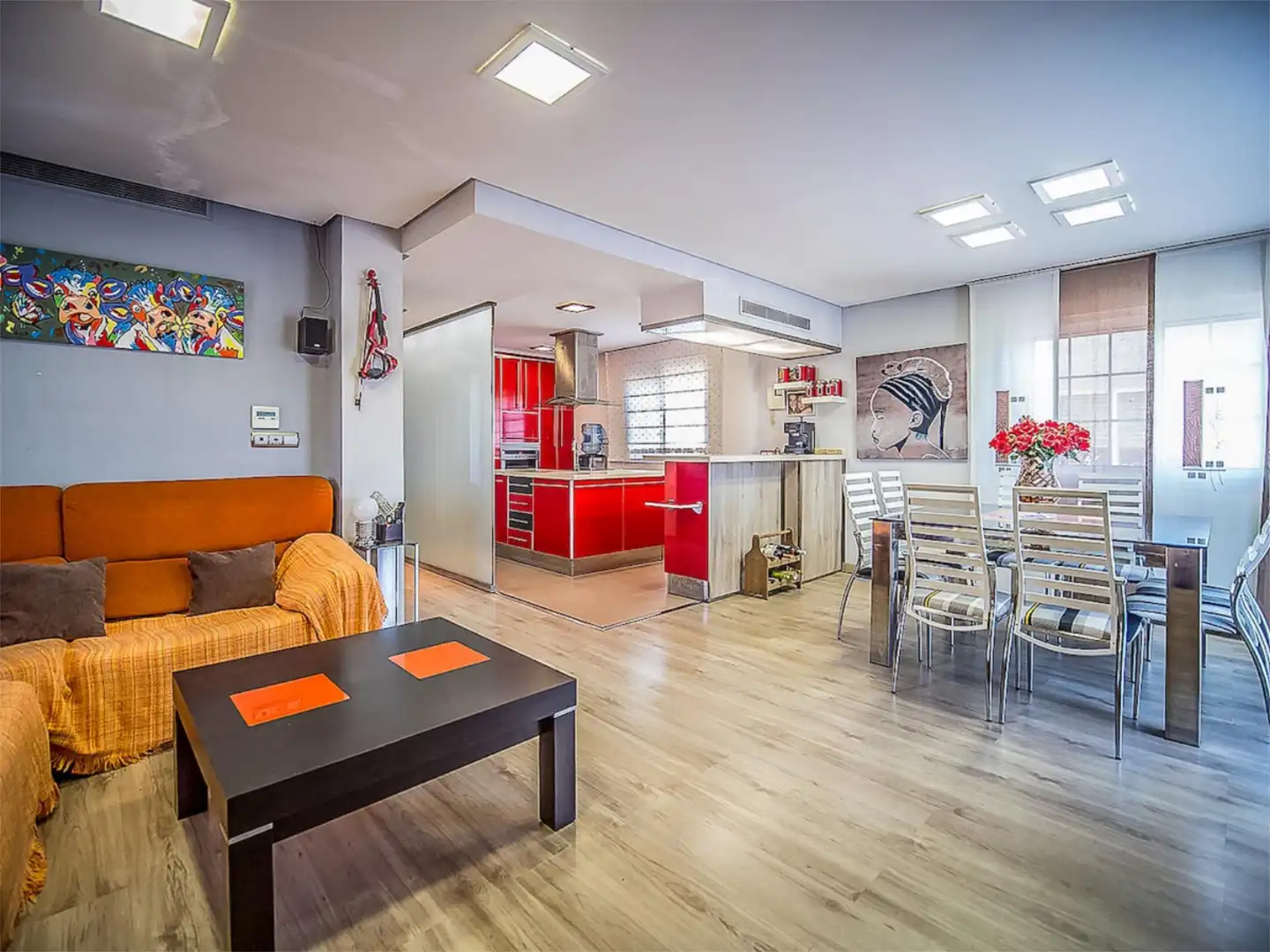 Houses for sale in Callejón Brazal, Churra Living room of Houses for sale in Murcia with Air Conditioner, Heating and Parquet flooring