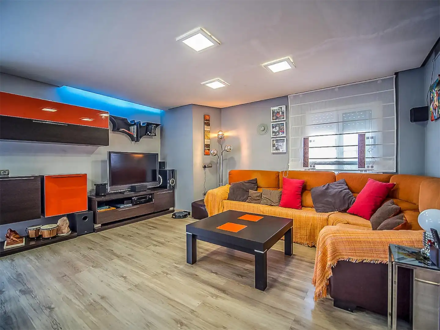 Houses for sale in Callejón Brazal, Churra Living room of Houses for sale in Murcia with Air Conditioner, Heating and Parquet flooring