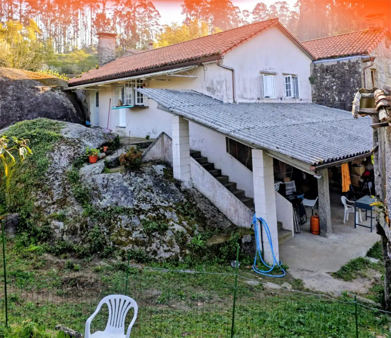 Casa adosada en venda a Lugar Paraiso-portas, 6, Portas Vista exterior de Casa adosada en venda en Portas amb Terrassa i Balcó