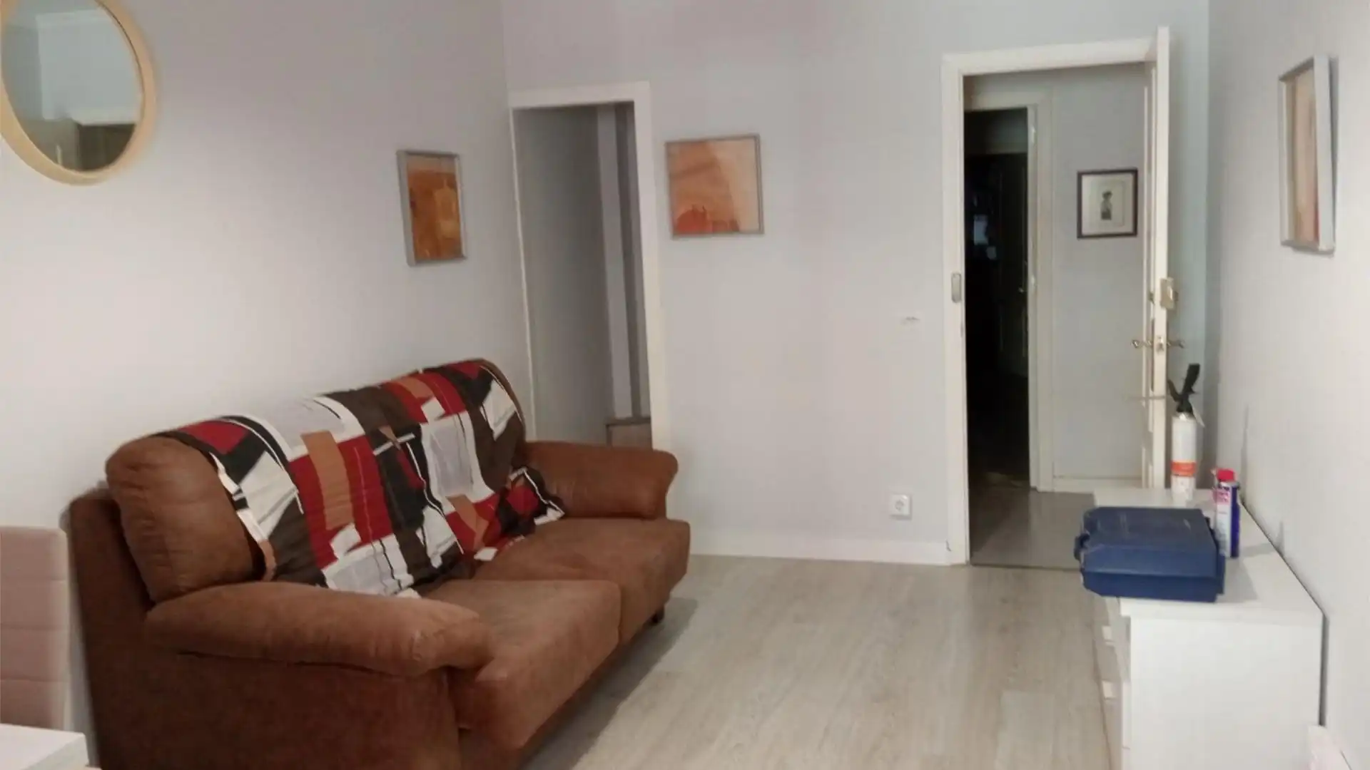 Sala de estar de Estudio de alquiler en Lugo Capital con Calefacción y Amueblado