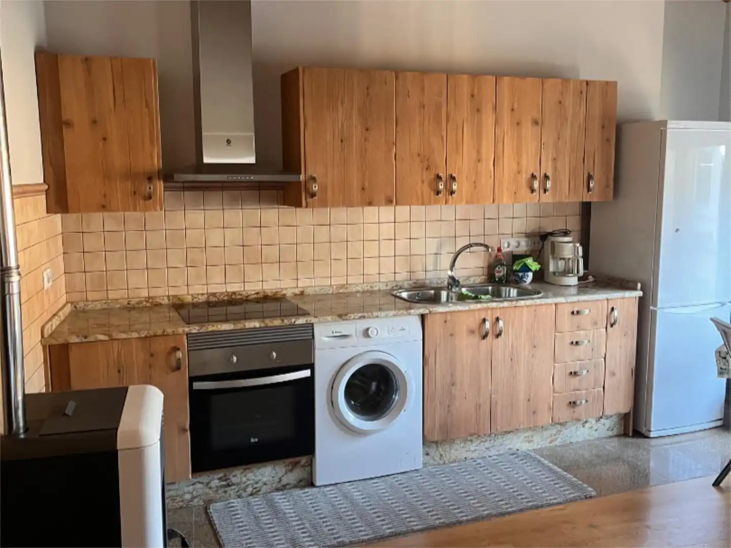 Kitchen of Flat for rent in Pedralba de la Pradería  with Heating, Parquet flooring and Swimming Pool