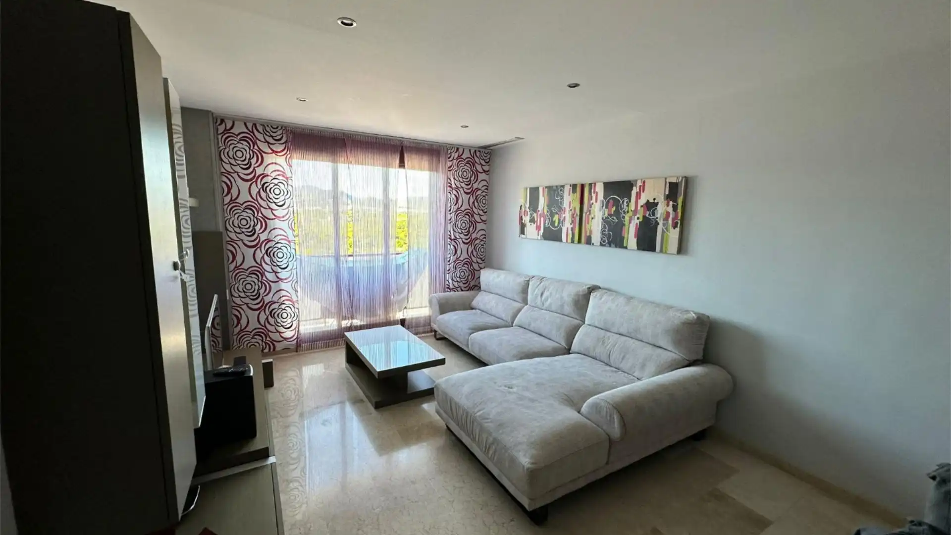 Wohnzimmer von Wohnung zur Miete in La Font d'en Carròs mit Klimaanlage, Heizung und Abstellraum