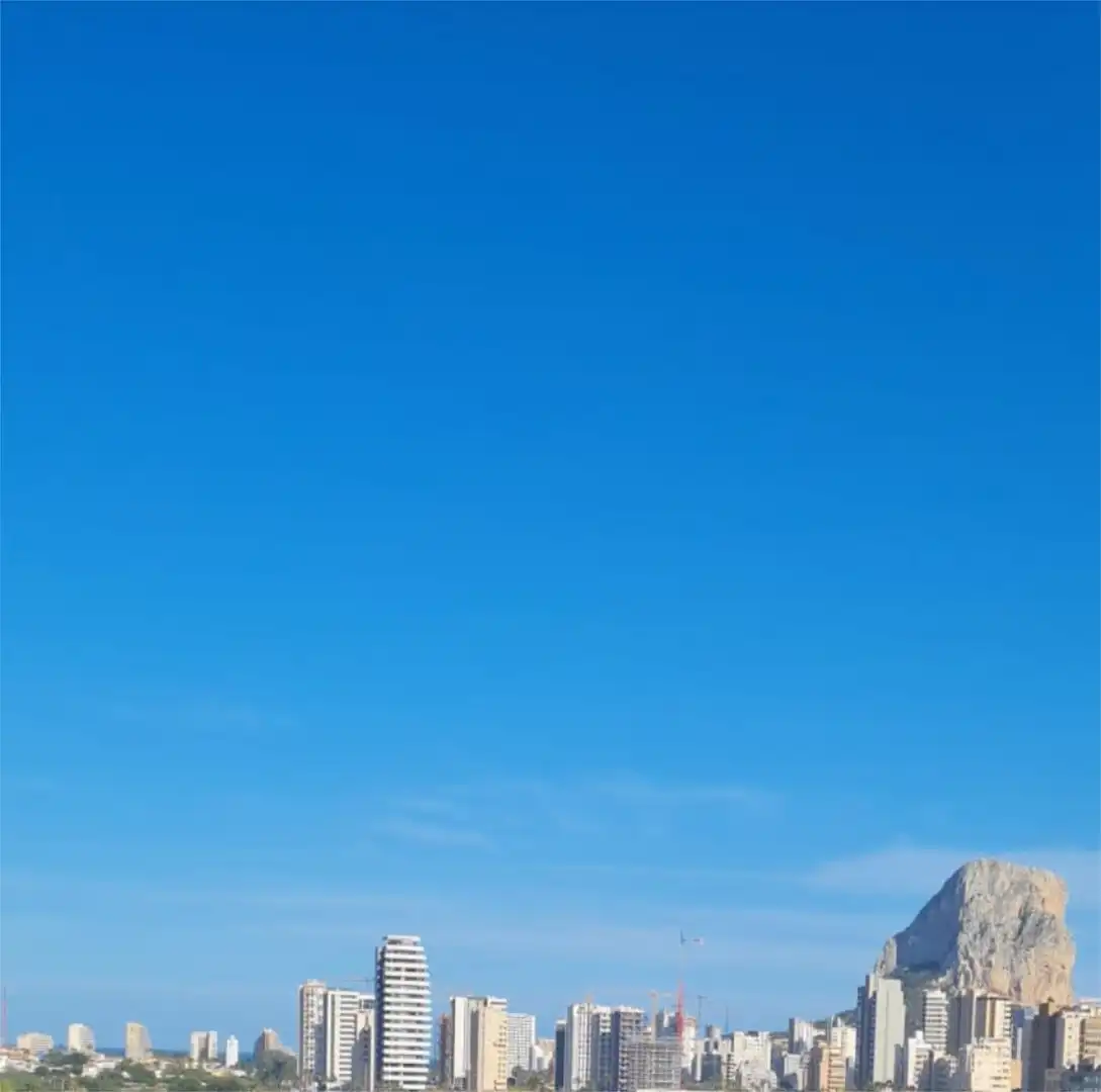 Vista exterior de Piso en venta en Calpe / Calp con Amueblado